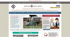 Desktop Screenshot of krausemonument.com